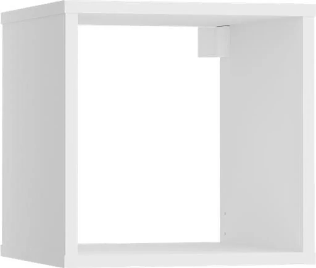 Étagère cube de rangement MODUS 1x1 blanc - Petit meuble polyvalent