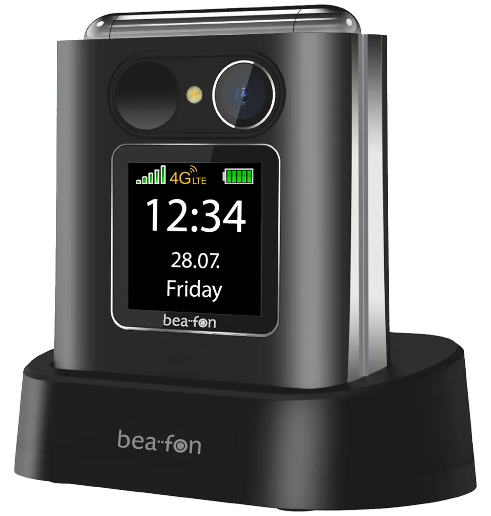 Téléphone 4G facile à utiliser Bea-fon Fold10 LTE pour rester connecté