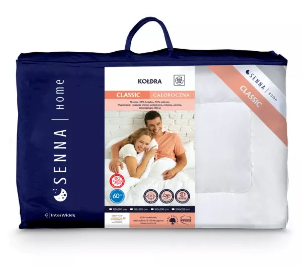 Kołdra całoroczna 200x220 CLASSIC Senna Home Zdjęcie produktu 