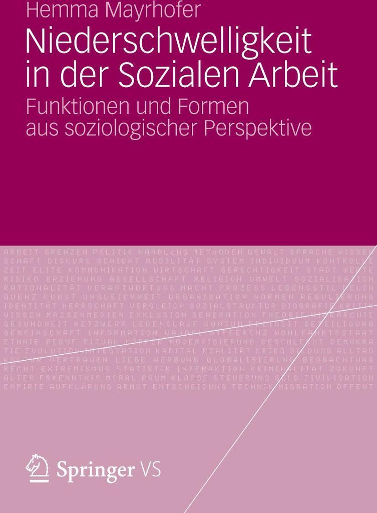 Niederschwelligkeit in der Sozialen Arbeit