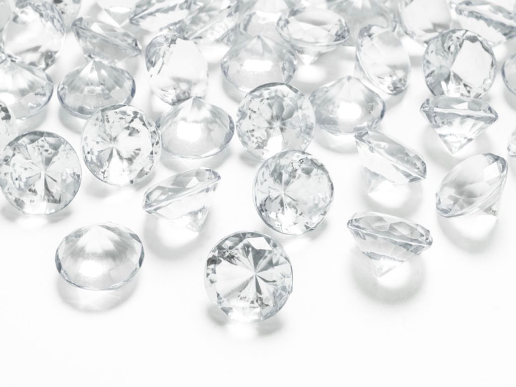 10 diamanti trasparenti Immagine del prodotto 
