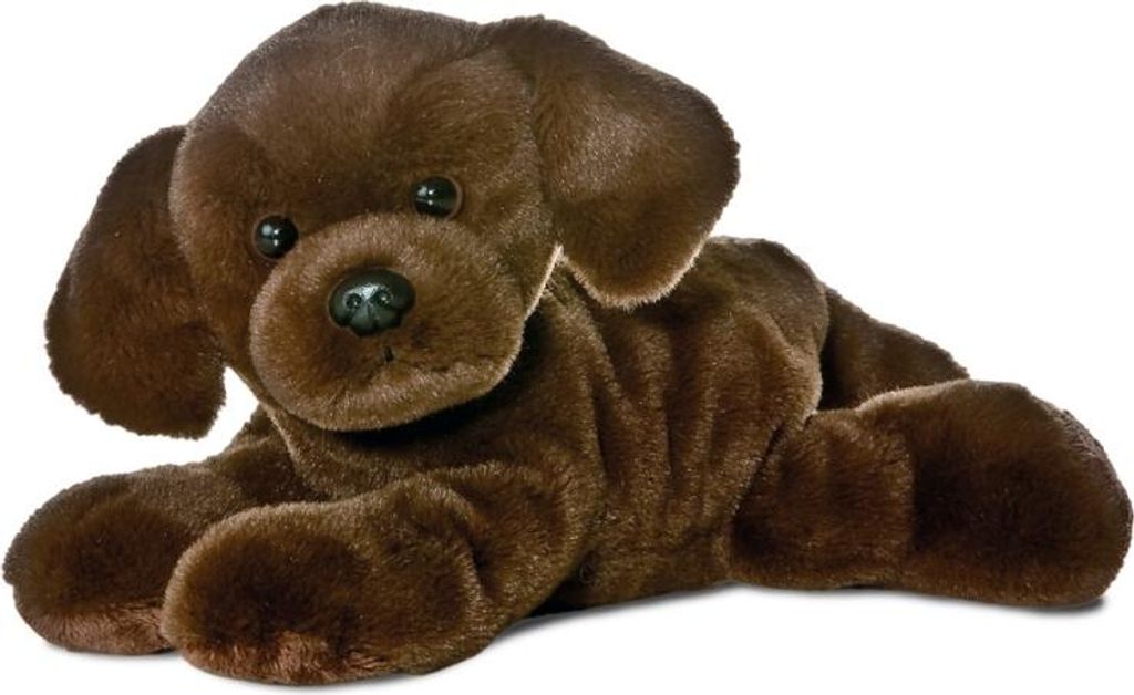 Aurora World Mini Flopsies Lil Lucky Labrador Dunkelbraun Produktbild 