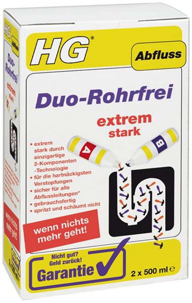 HG Duo Rohrfrei 1L - extra stark (1er Pack) Produktbild 2