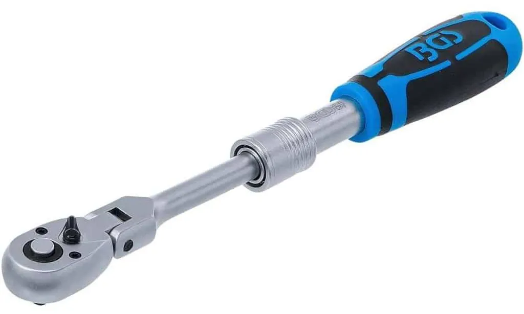 Cliquet Réversible Extensible 1/4 D-Work | Manche Inclinable 210-250mm
