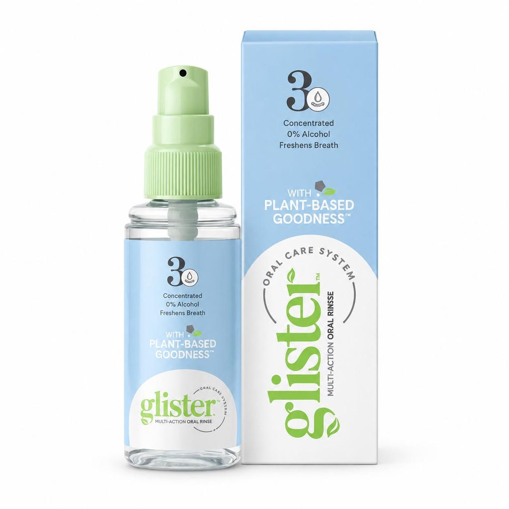 Mundwasser Mundwasserkonzentrat mit Anti-Plaque-Formel Produktbild  KI-generiertes Bild