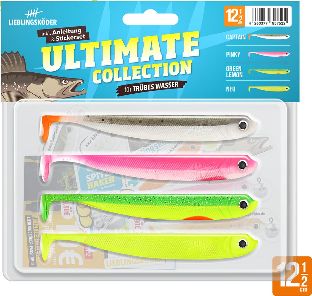 Lieblingsköder 12,5 cm – Grundfarben | Ultimate Collection trübes Wasser
