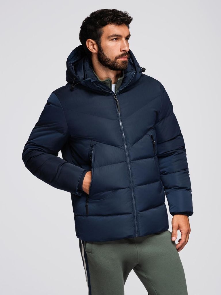 Ombre Clothing Winterjacke für Männer Lelill gewohnheiten S