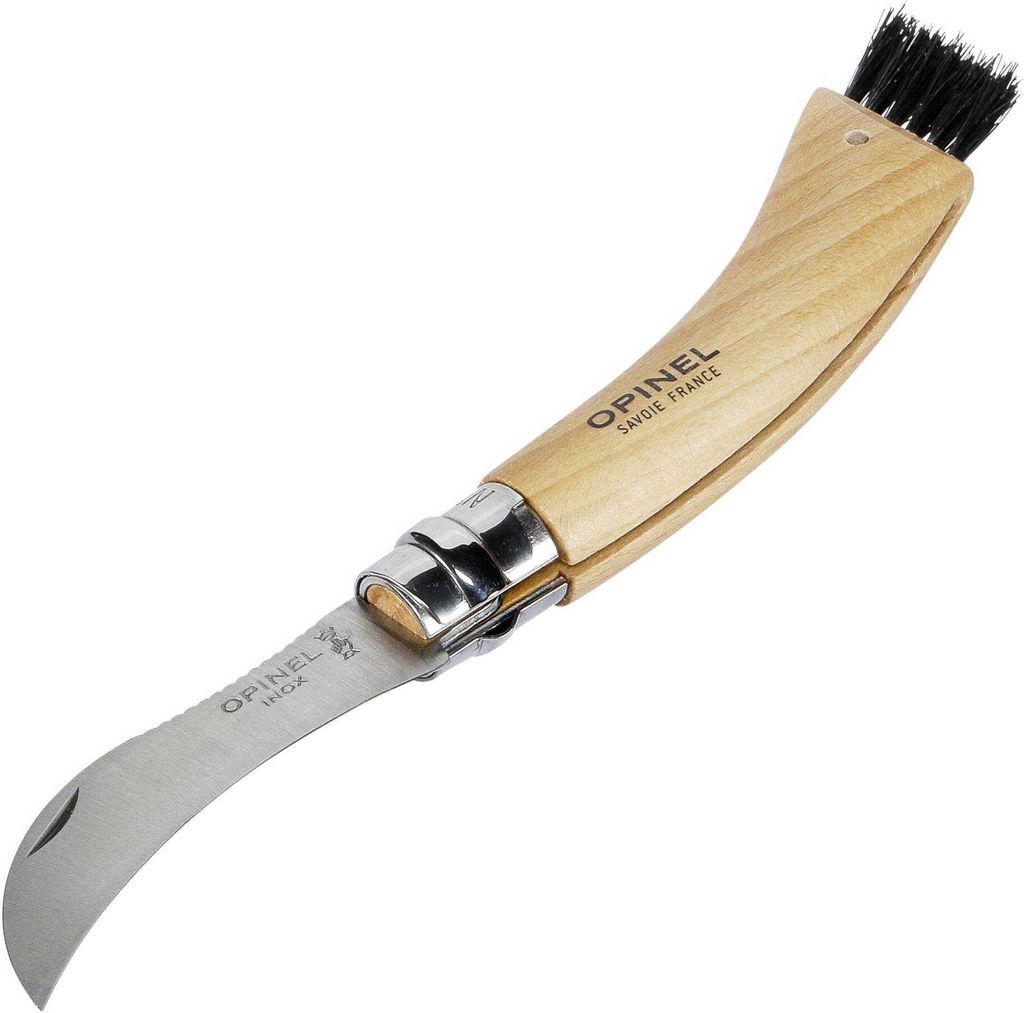 Opinel Pilzmesser No. 08 Klappmesser mit Bürste Produktbild 