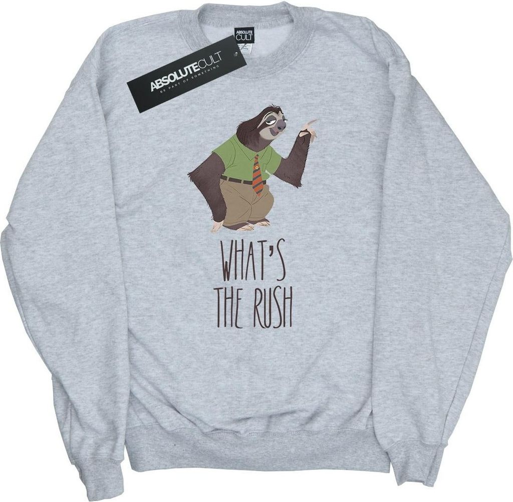 Disney - "Zootropolis What's The Rush" Sweatshirt für Herren BI48670 (3XL) (Grau)