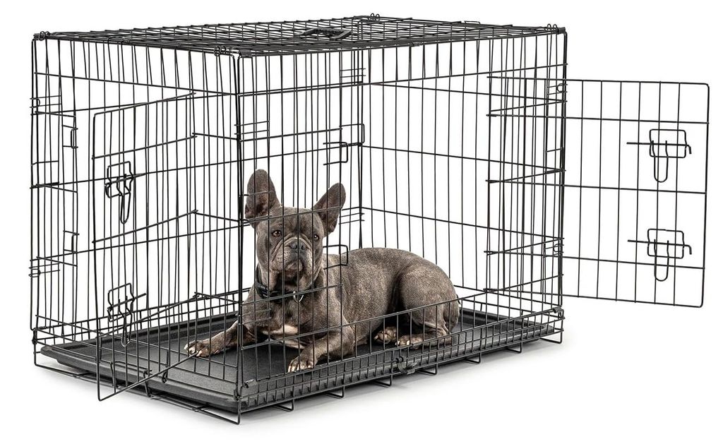 Lionto transportkooi voor dieren, inklapbare metalen kooi Productafbeelding 