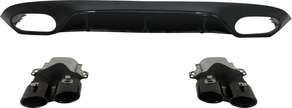 Jupe Arrière Diffuseur Mercedes E238 Pack AMG Sport Look E53 Noire