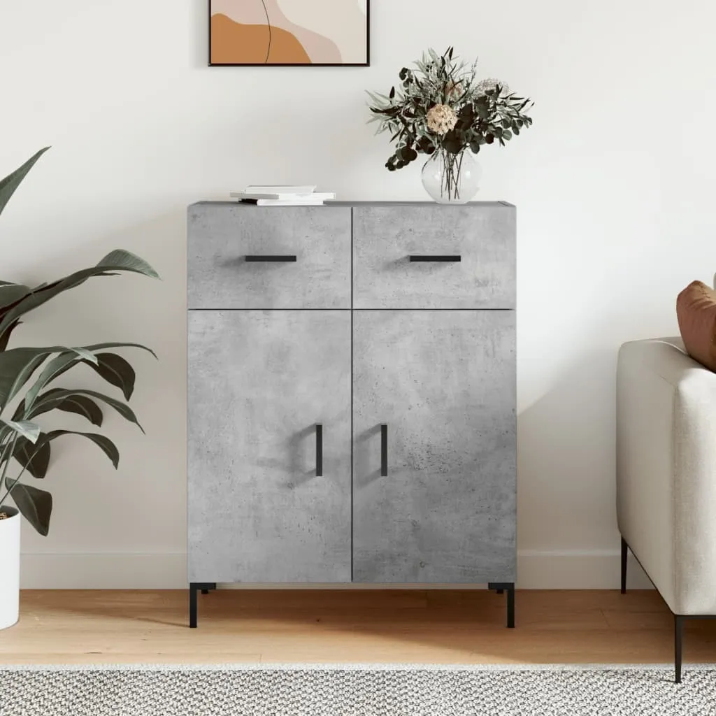 Credenza Grigio Cemento The Living Store: Riordina con Stile
