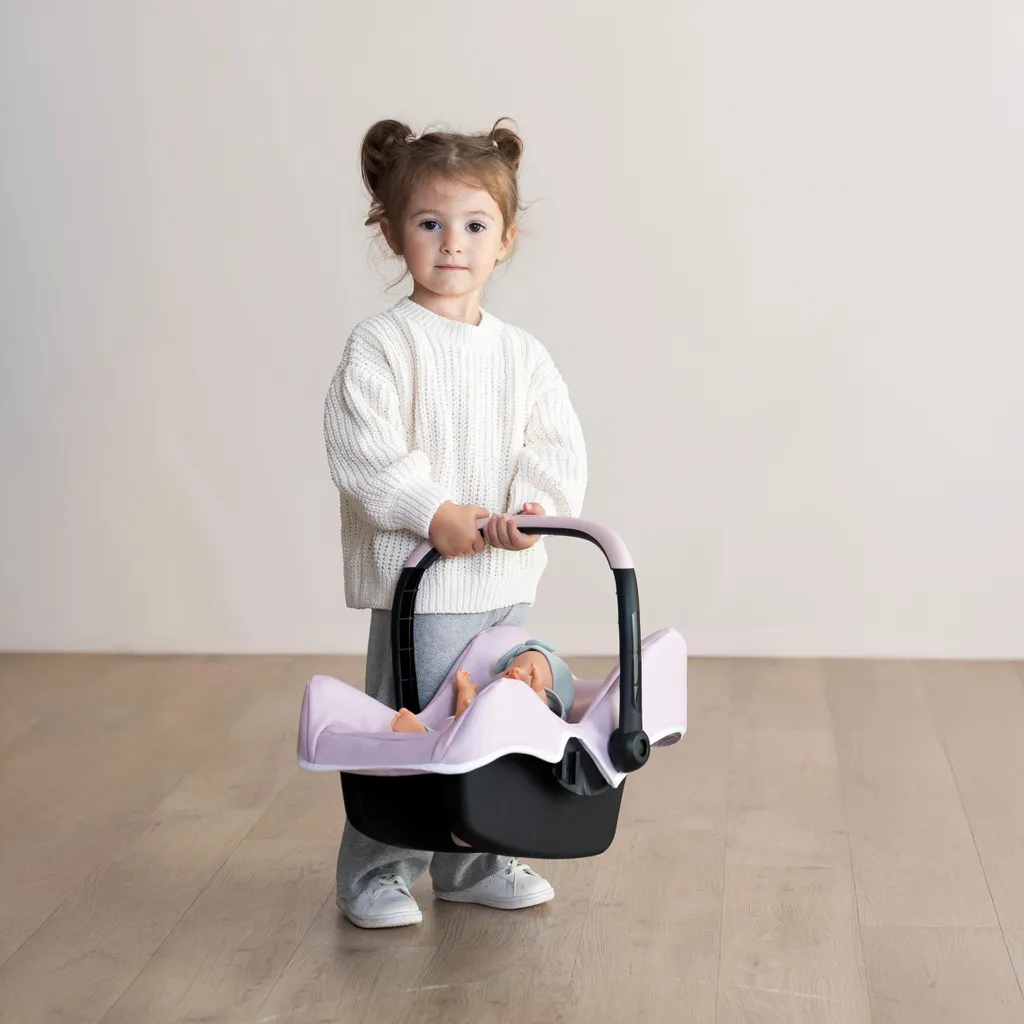 Porte-bébé pour poupée Smoby Maxi Cosi rose - Accessoire de portage