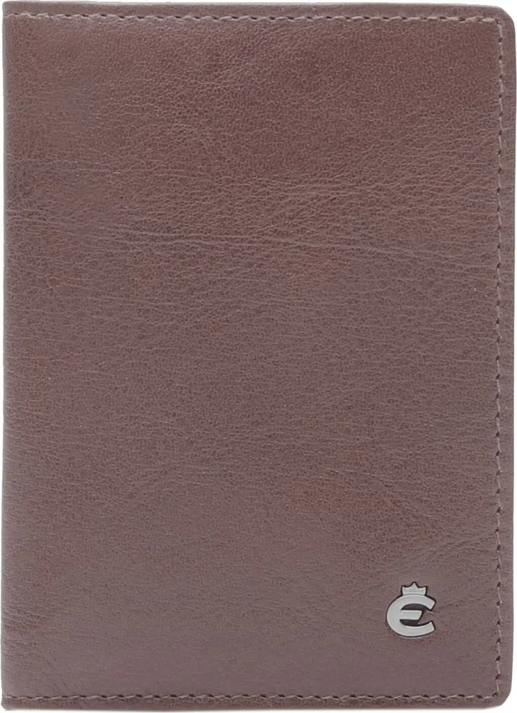 Porte-cartes en Cuir Véritable Esquire Toscana - Étui de Crédit Coffee