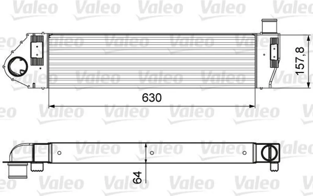 Valeo 818621 Intercooler pour Renault Grand Scenic II et Megane II OE