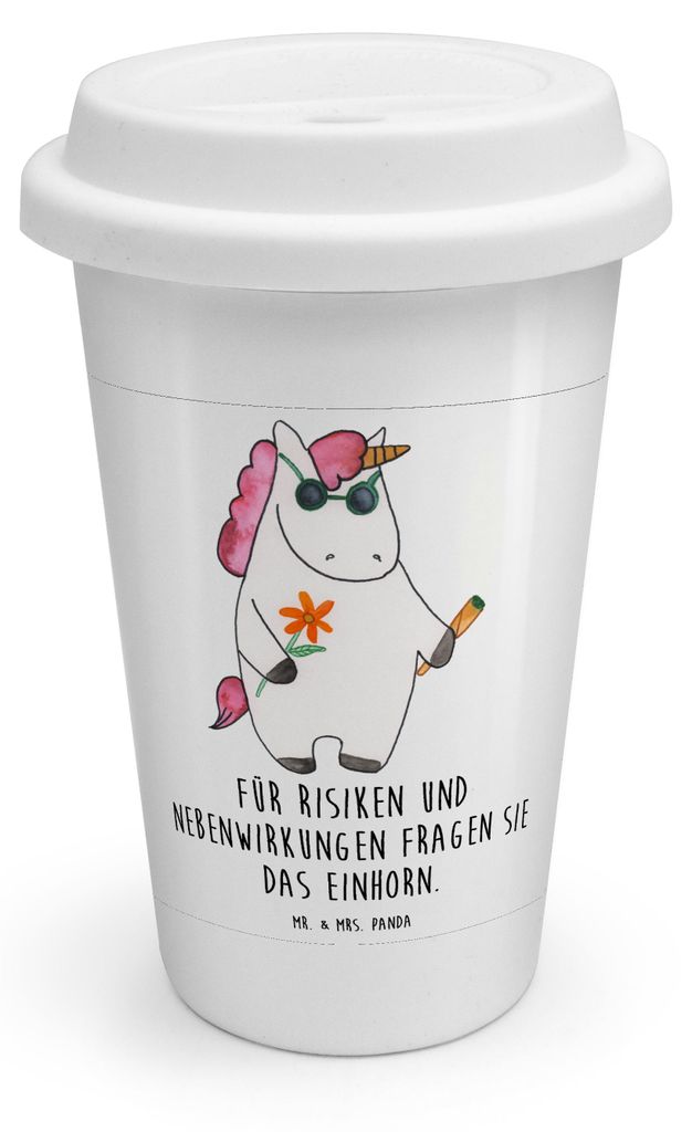 Mr. & Mrs. Panda Thermobecher To Go Einhorn Woodstock - Produktbild 