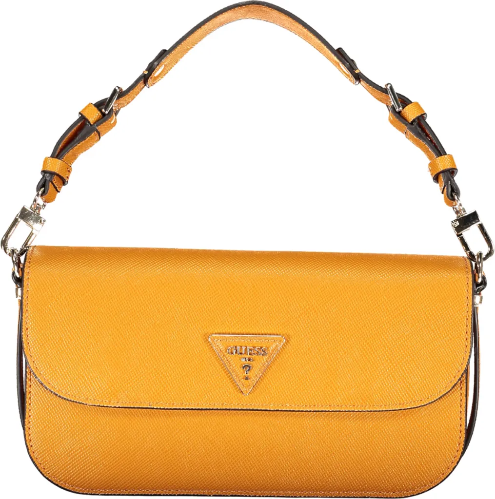 Sac porté épaule Guess Jeans Orange pour femme, accessoire mode incontournable