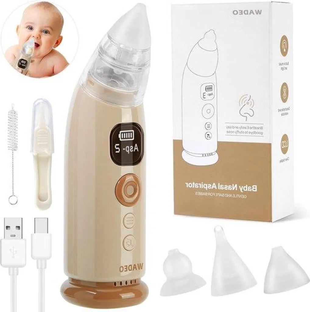 Mouche bébé électrique pour nouveau-né : aide à respirer et à dormir