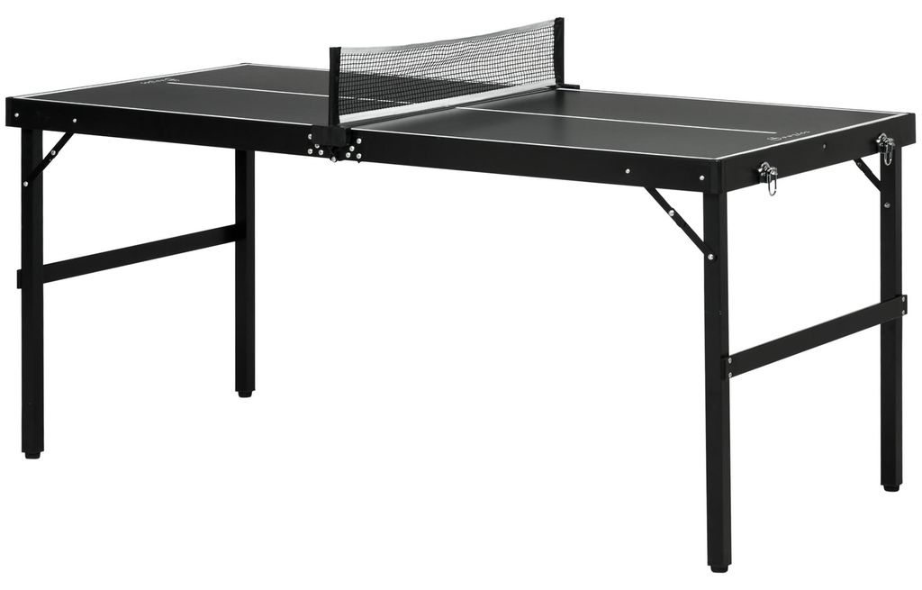 SPORTNOW Mini tavolo da ping-pong pieghevole con rete Immagine del prodotto 