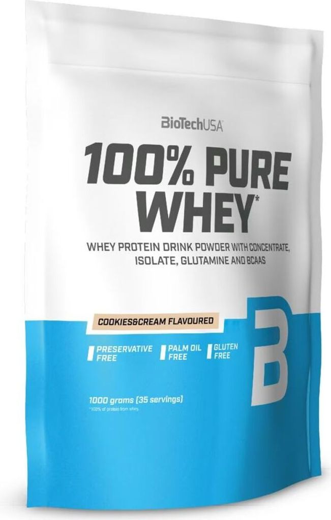 BioTech USA 100% Pure Whey 1000 g cookies&cream / Syrovtkov Obrázek produktu 