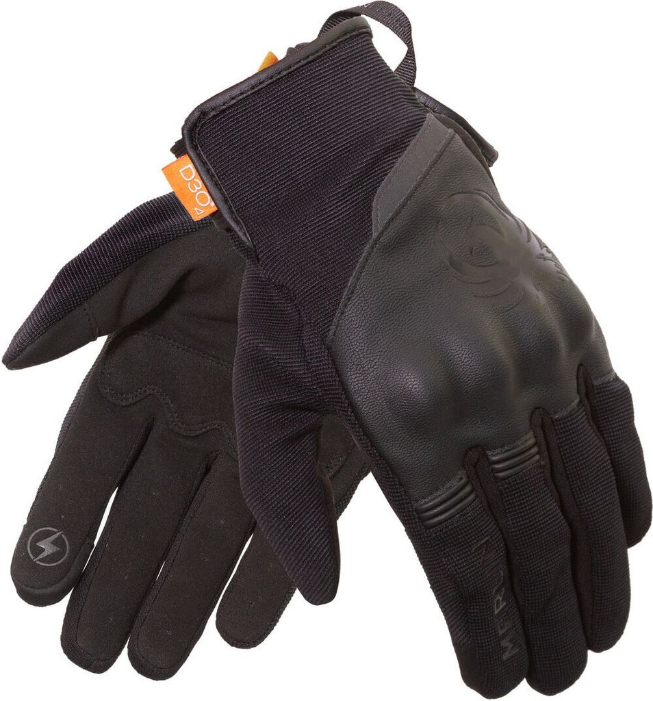 Merlin Berea D3O Trail Motorrad Handschuhe, schwarz, 3XL