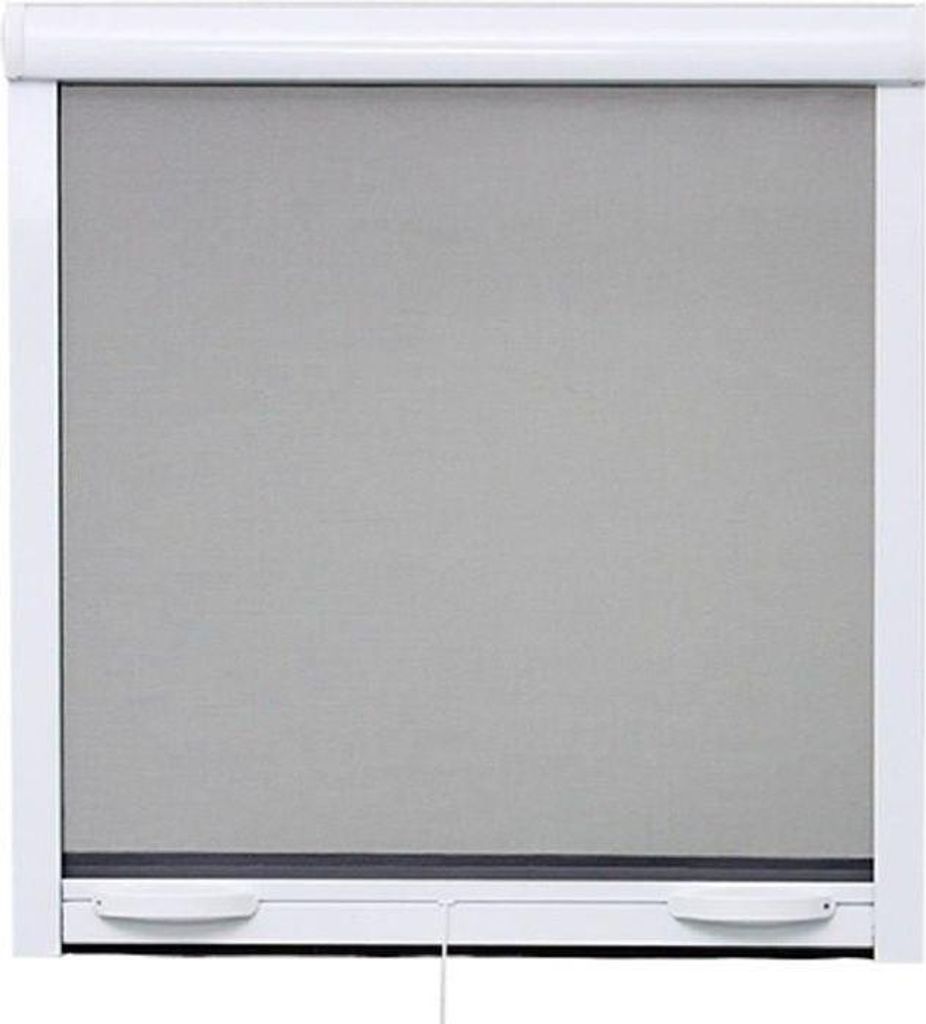 Rolovací okenní síť proti hmyzu, 125 x 145 cm, bílý Obrázek produktu 