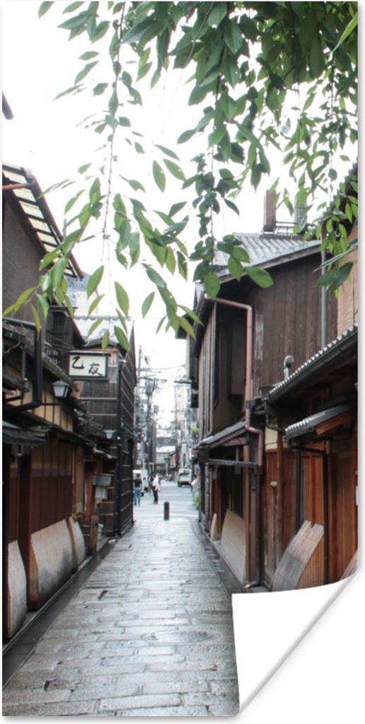 MuchoWow Poster Traditionelle Architektur in Kyoto in Japan 40x80 cm - Dekoration