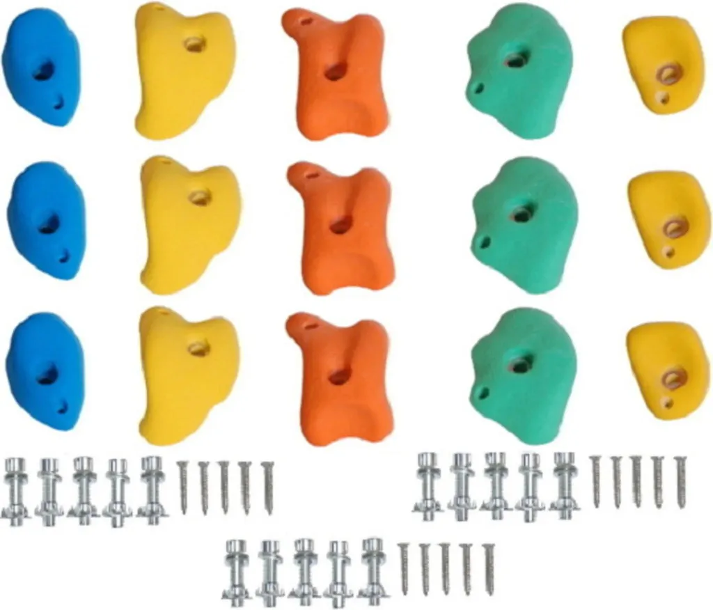 Kit 15 Prese Arrampicata GARTEN-NEXT | Migliora la tua Torre Gioco