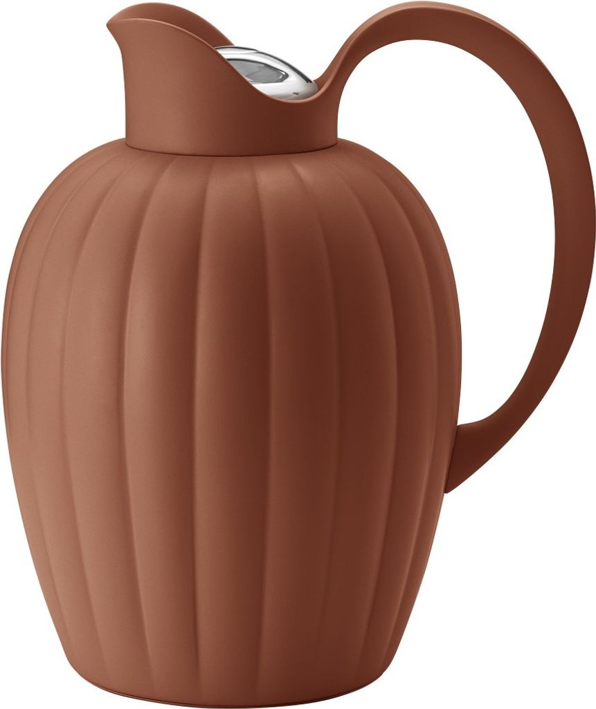 Georg Jensen BERNADOTTE THERMO JUG TERRACOTTA PP & ABS PLASTIC, 1 L 10019712