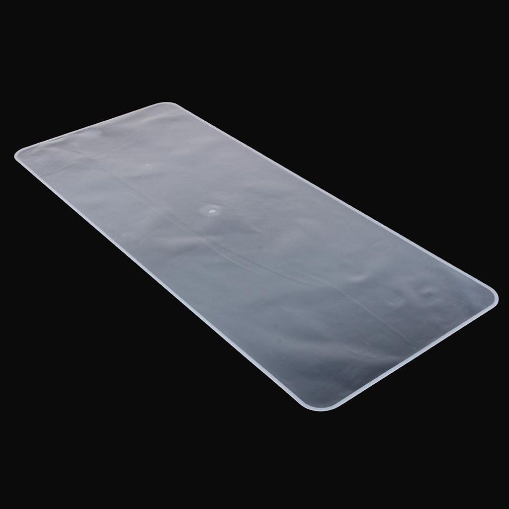 Ultradünne klare Silikon-Tastaturabdeckung Skin Protector für 15-17in Laptop