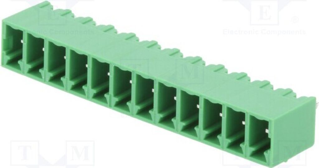 1x Klemmleiste abschaltbar 3,81mm gerade Wege: 12 Buchse 15EDGVC-3.81-12P-14-00A(H)