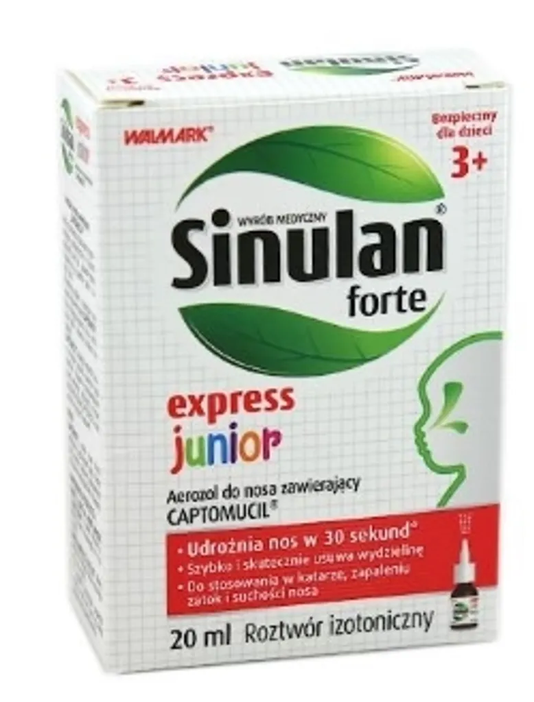 Sinulan Express Forte Junior Spray Nasale 20ml - Decongestionante Bambini