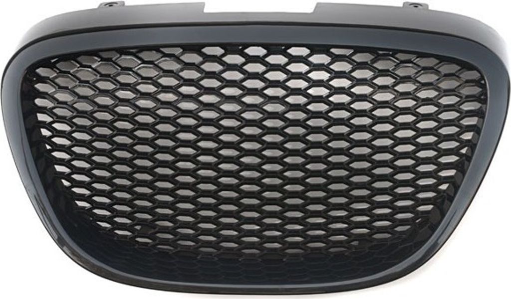 Kühlergrill Sportgrill Gitter Grill Waben Schwarz für Seat Leon 1P II FR Cupra
