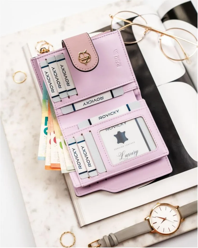 Portefeuille Rovicky308010 multi-emplacements avec compartiment monnaie
