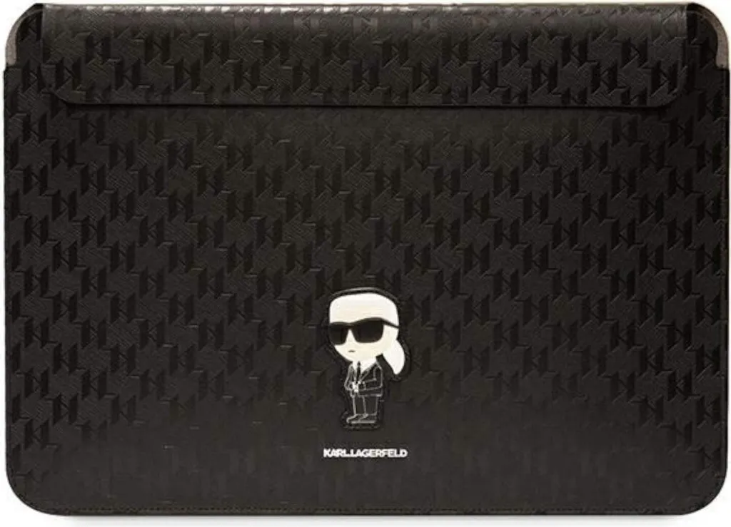 Karl Lagerfeld Manica Klcs14Sakhpkk 14Czarny/Nero Saffiano Monogram Ikonik