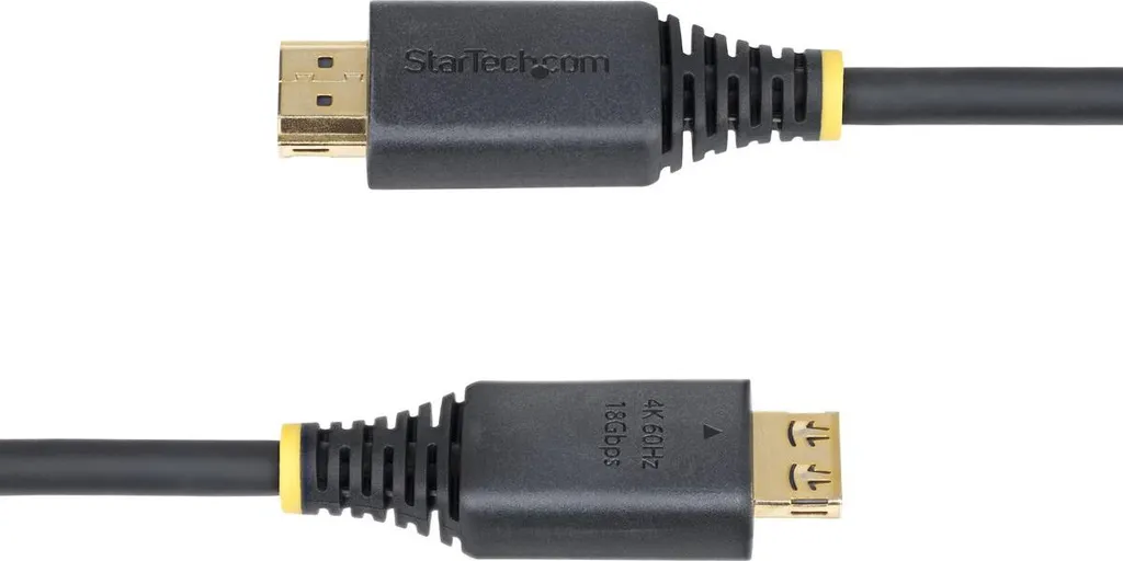 Startech HDMI2-CABLE-GRIP-8F Cavo HDMI Professionale 2.4m Nero 4K