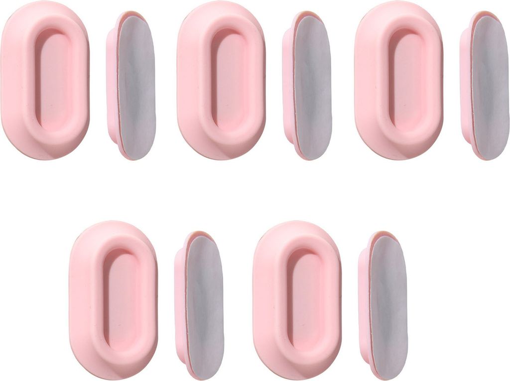 5-teiliger magnetischer Fernbedienungshalter, Wandhalterung, ohne Löcher, einfach zu installieren, selbstklebender Caddy für TV-Fernbedienungen