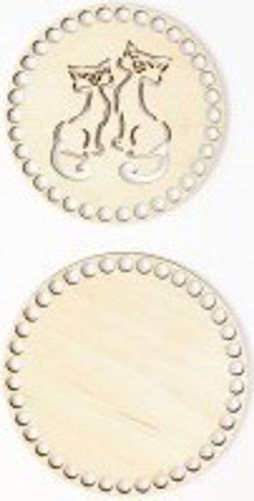 Sperrholzbasis / Boden + Deckel / Korbboden / Häkelkorb / Wohndekoration / Holzkorbboden / runder Häkelkorb / verschiedene Größen und Motive / ...