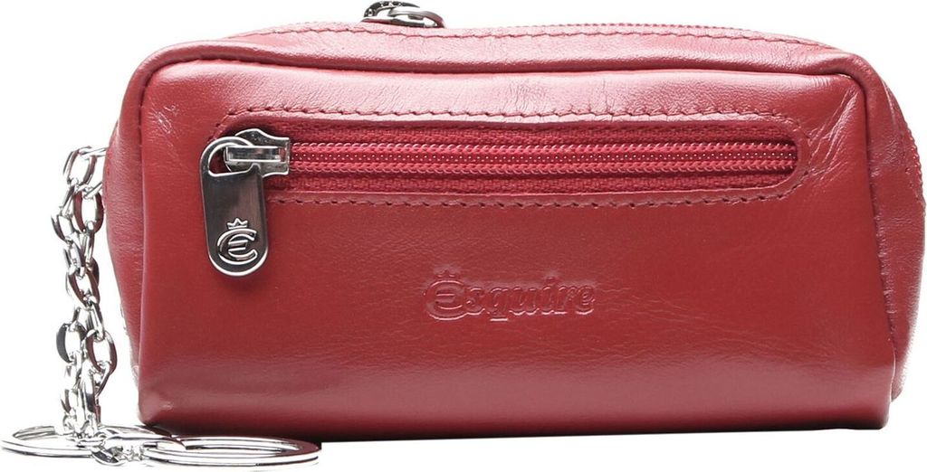 Esquire Schlüsselmäppchen New Silk Key Case Red dunkelrot Produktbild 