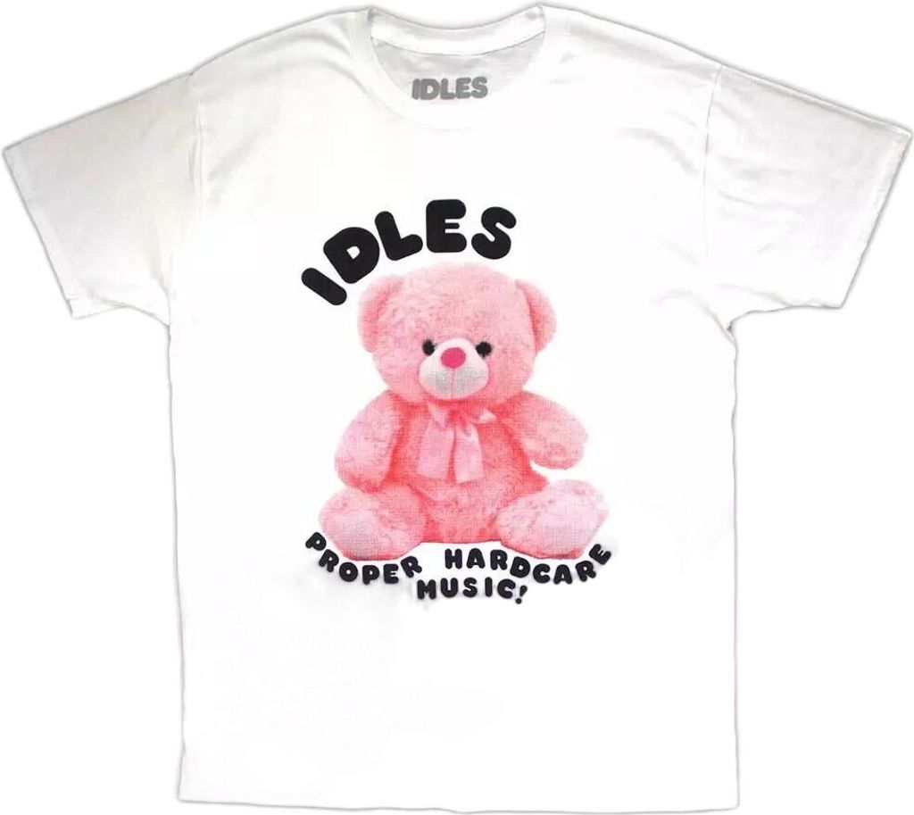 Idles - "Proper Hardcore" T-Shirt für Herren/Damen Uni RO11927 (S) (Weiß)
