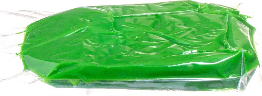 Dunkelgrüner Kunststoff-Zuckerguss, 250 g, 1 Packung.