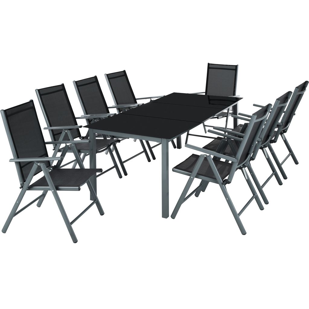 Sitzgruppe Pompeii mit Aluminiumgestell, für 8 Personen Produktbild 