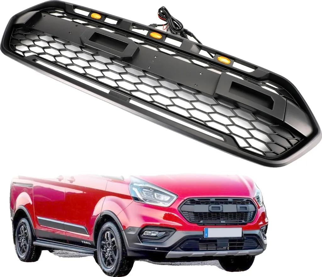 Grille de protection noire mate avec flux d'air optimisé pour moteur