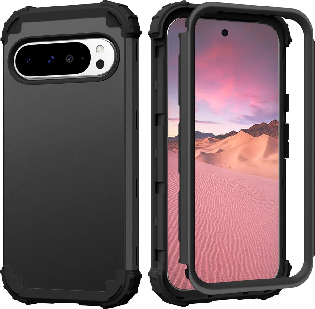 Custodia Google Pixel 10 Pro XL Hybrid 3in1 Antiurto Nera Resistente