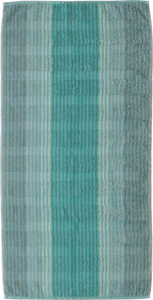 Cawö Cashmere Handtuch 1056 Streifen Farbe mint Größe 50x100 cm