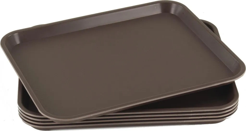 Set 5 Vassoi Gastronorm GN 1/2 Marroni - Ideali per Buffet e Fast Food