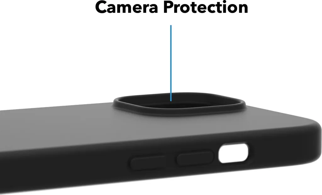 Étui de Protection iPhone 15 en Silicone Soft Touch MagSafe Noir