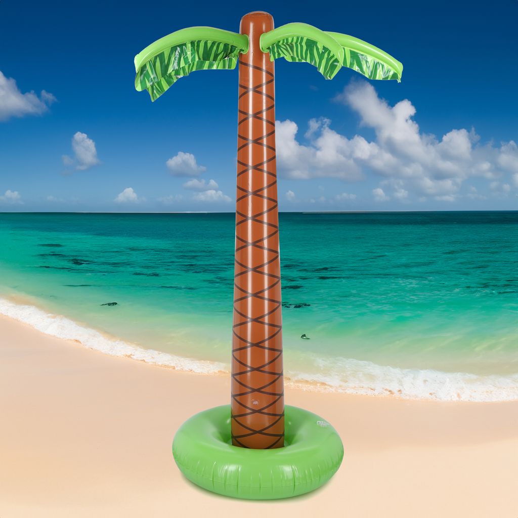Bristol Novelty Aufblasbare Palme – 45 Cm, Inkl. Kokosnuss, Perfekt Für Strand- & Themenpartys