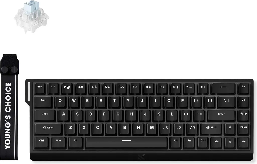 Clavier Mécanique Gaming 65% MCHOSE Ace 68 Hall Effect Ice Blue