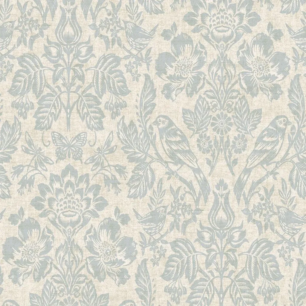 Papier Peint Holden Décor Hawthorn Meadow Bleu AG3802 Vinyle 10m x 53cm